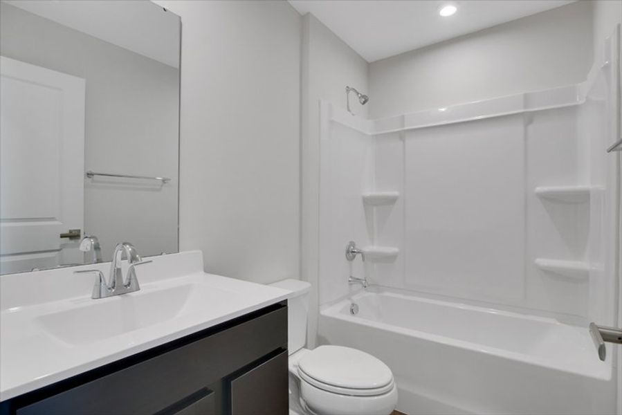 Furnished interior view inside a new home in Aspen Meadows, Hampton (Image 9).