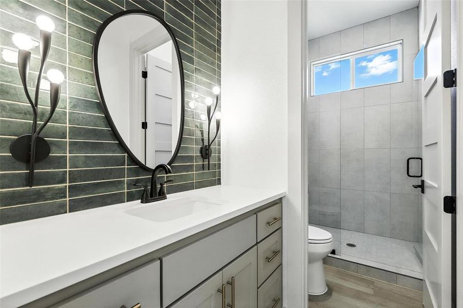 Furnished interior view inside a new home in , Weatherford (Image 8).