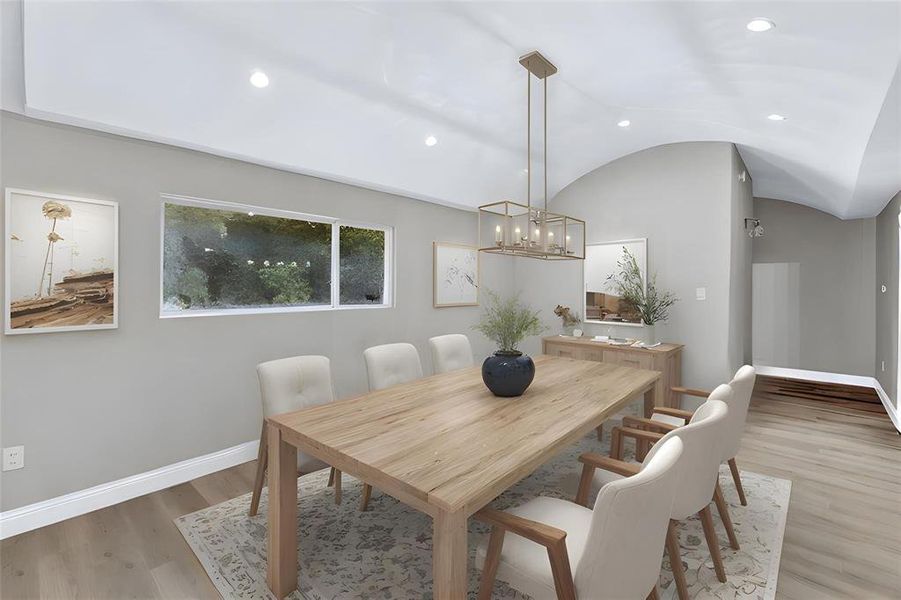 Furnished interior view inside a new home in , Dallas (Image 11). Furnished interior view inside a new home in , Dallas (Image 11).