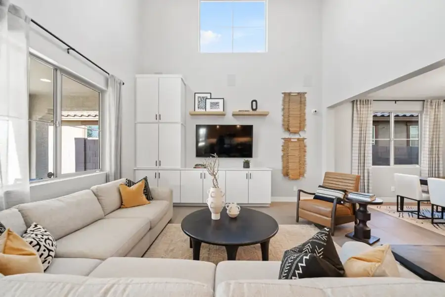 Furnished interior view inside a new home in Parkside, Avondale (Image 6). Furnished interior view inside a new home in Parkside, Avondale (Image 6).