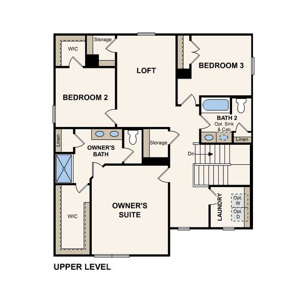 2D floor plan layout for the Chastain by Century Communities in Blue Sky Meadows, Monroe, NC (Image 3). 2D floor plan layout for the Chastain by Century Communities in Blue Sky Meadows, Monroe, NC (Image 3).