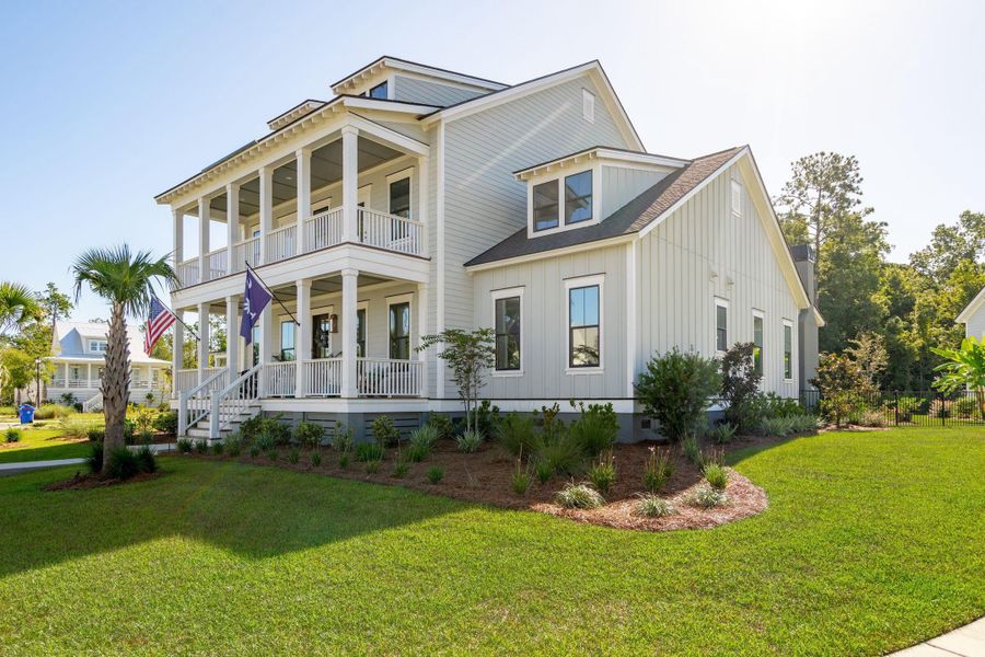 Front exterior of a new home in , Mount Pleasant, SC, highlighting curb appeal (Image 31).