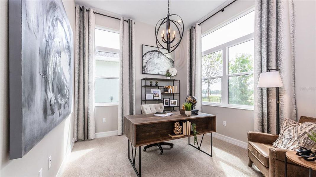 Furnished interior view inside a new home in , Deland (Image 11).