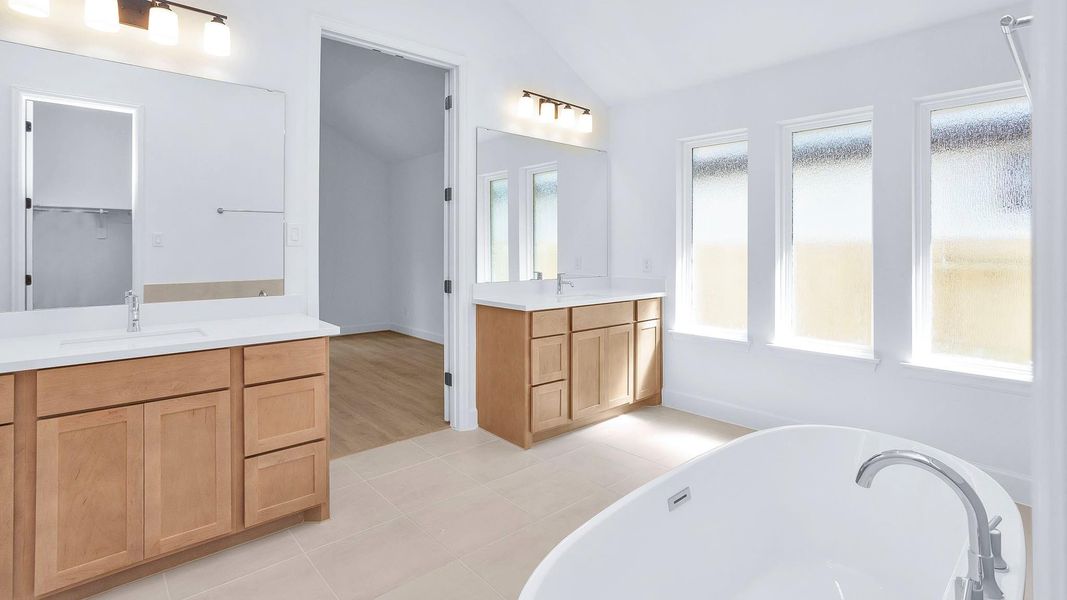 Furnished interior view inside a new home in Woodhavyn, Magnolia (Image 6).