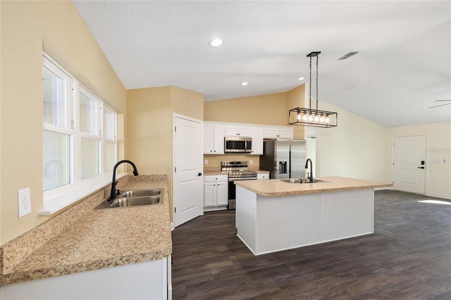 Furnished interior view inside a new home in , Dunnellon (Image 8).