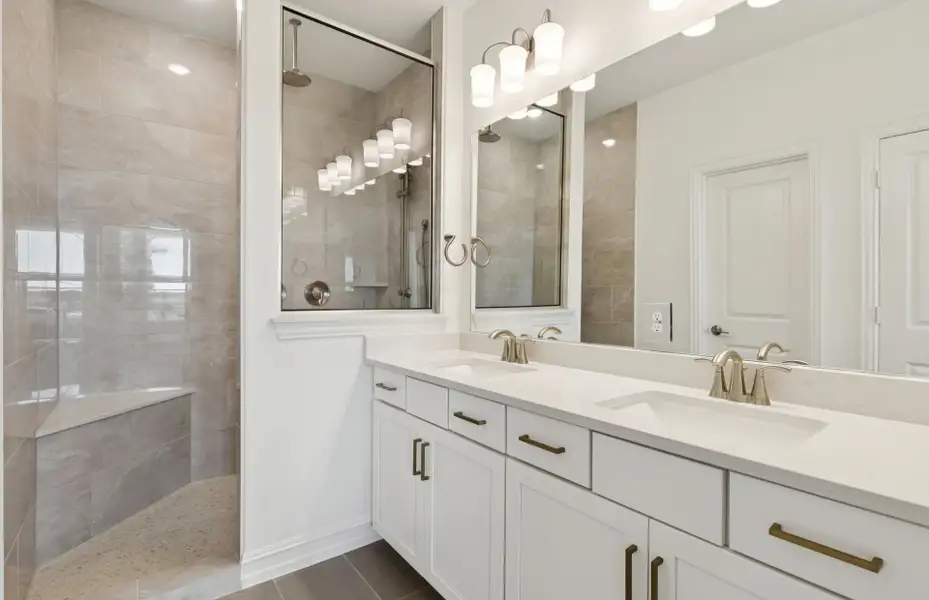 Furnished interior view inside a new home in Spiritas Ranch, Little Elm (Image 4). Furnished interior view inside a new home in Spiritas Ranch, Little Elm (Image 4).