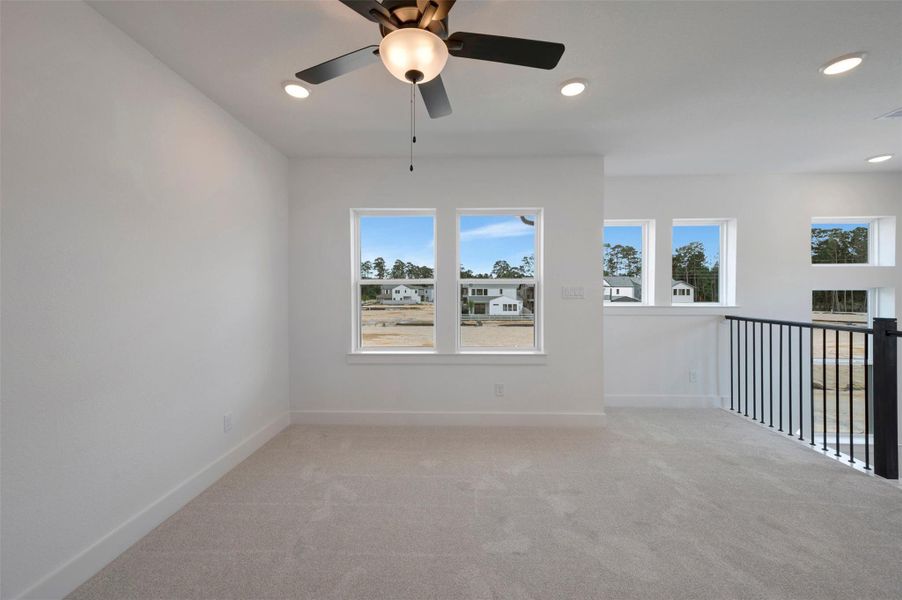Spacious, unfurnished interior of a new home in Two Step Farm - Cottages Row Collection, Montgomery (Image 12).