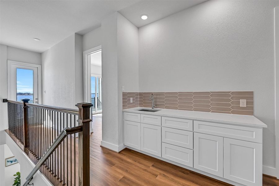 Furnished interior view inside a new home in Lago Pointe, Seabrook (Image 17).