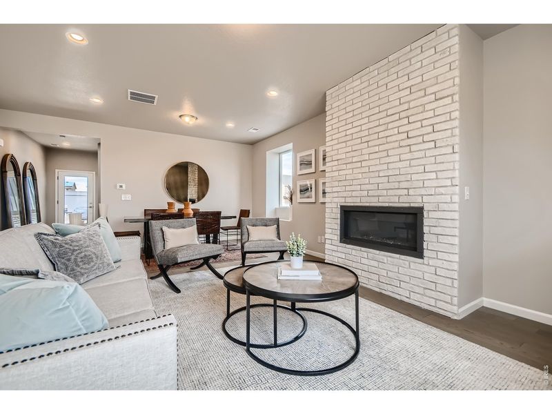 Furnished interior view inside a new home in Country Club Reserve, Fort Collins (Image 12).