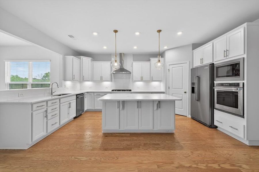 Furnished interior view inside a new home in Reunion, Flowery Branch (Image 9).