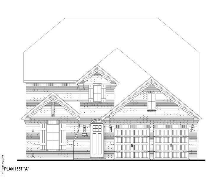 Plan 1567 Elevation A