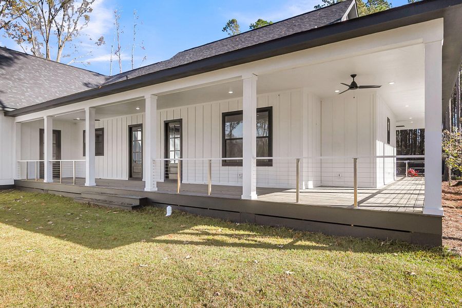 Exterior details and patio area of a home in , Summerville (Image 34).