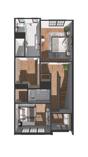 3rd floor Primary Floor plan