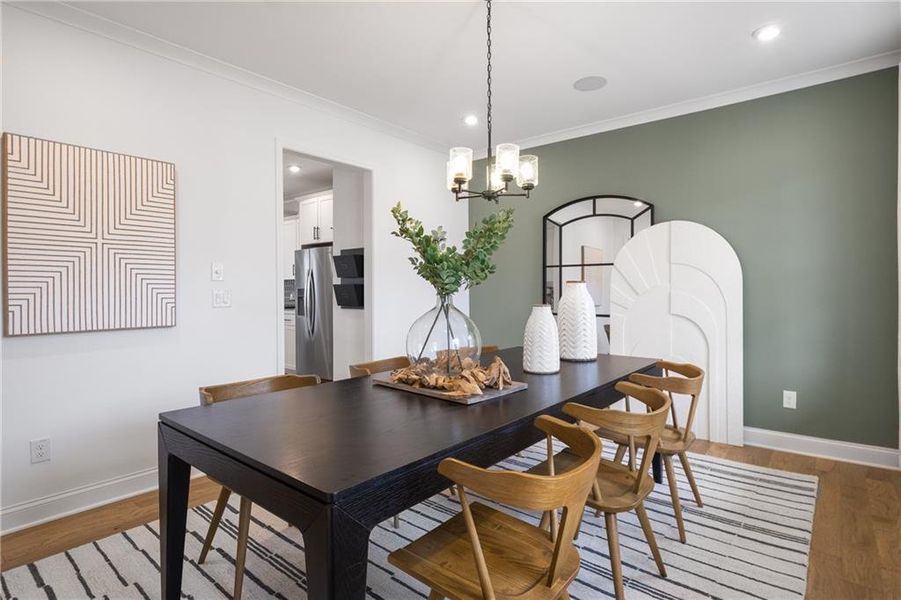 Furnished interior view inside a new home in Hawthorne Ridge, McDonough (Image 3).