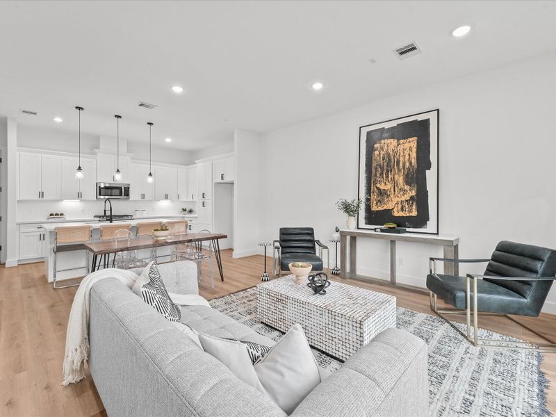 Furnished interior view inside a new home in , Houston (Image 13). Furnished interior view inside a new home in , Houston (Image 13).