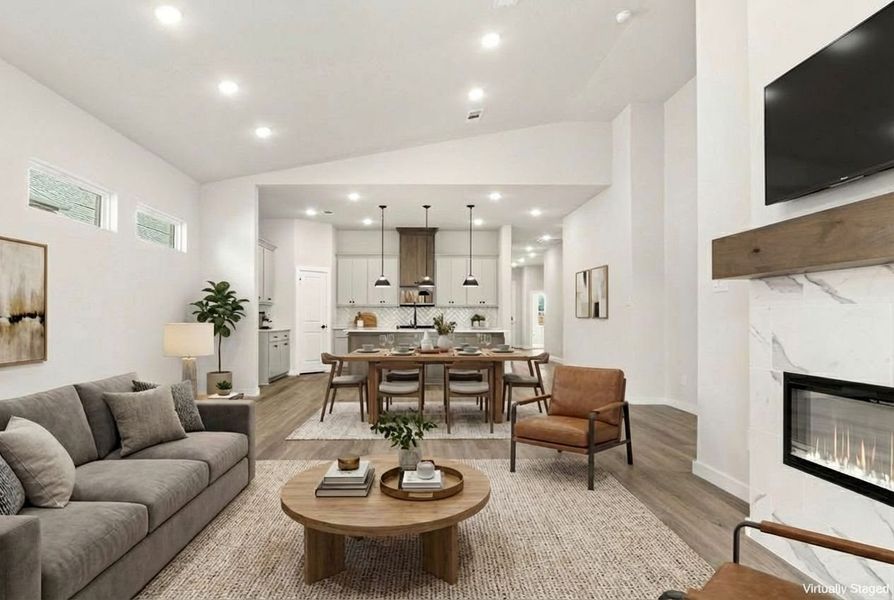 Furnished interior view inside a new home in Willow Grove, Melissa (Image 5).