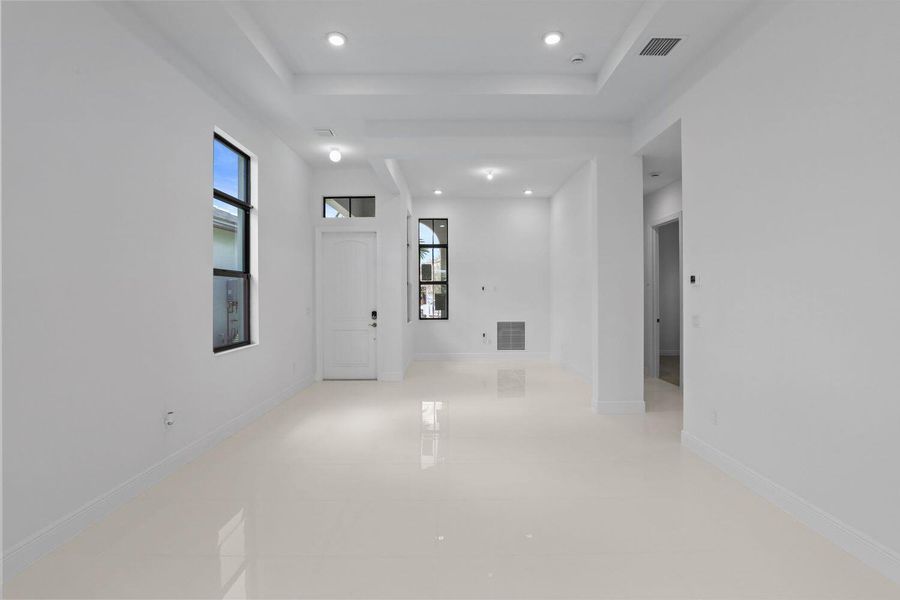 Furnished interior view inside a new home in Cresswind Palm Beach at Westlake, Westlake (Image 14).