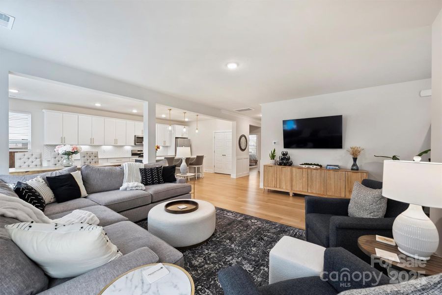 Furnished interior view inside a new home in , Charlotte (Image 16).