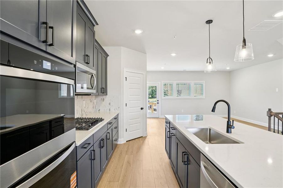 Furnished interior view inside a new home in Hemingway - Highland Series, Cumming (Image 8).