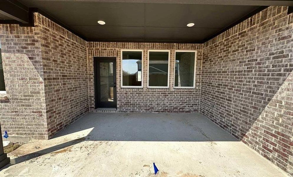 Covered Patio Construction Progress