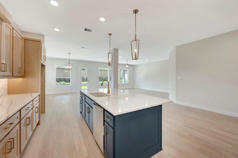 Furnished interior view inside a new home in The Woodlands Hills - Summit Collection, Willis (Image 14).