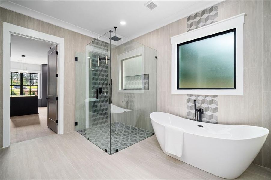 Furnished interior view inside a new home in , Suwanee (Image 11).