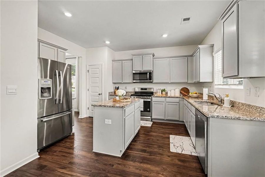 Furnished interior view inside a new home in Preserve at Dove Creek, Statham (Image 15).