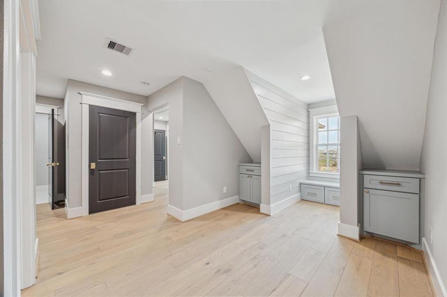 One of 4 upstairs bedrooms.