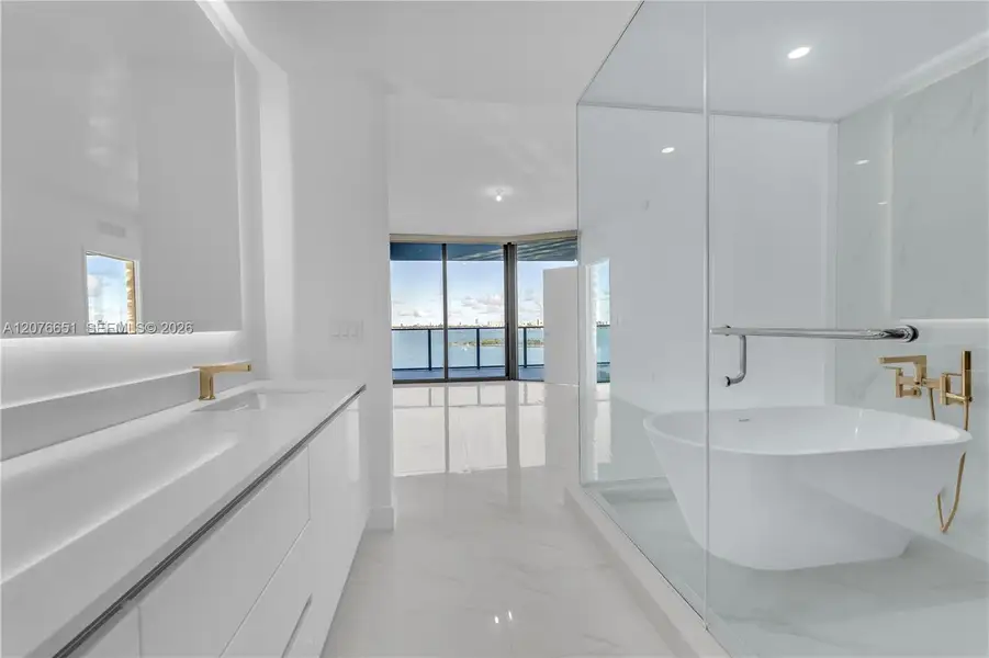 Furnished interior view inside a new home in , Miami (Image 5).