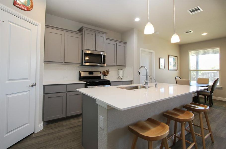 Kitchen Island perfect for entertaining