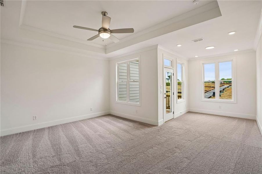 Spacious, unfurnished interior of a new home in Waterhaven, Cumming (Image 32).