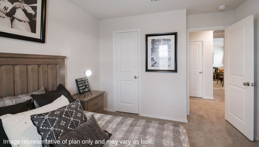 Furnished interior view inside a new home in Blue Ridge Ranch, San Antonio (Image 24).