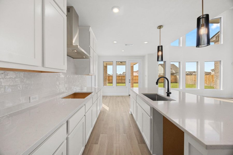 Furnished interior view inside a new home in Santa Rita Ranch, Liberty Hill (Image 4).