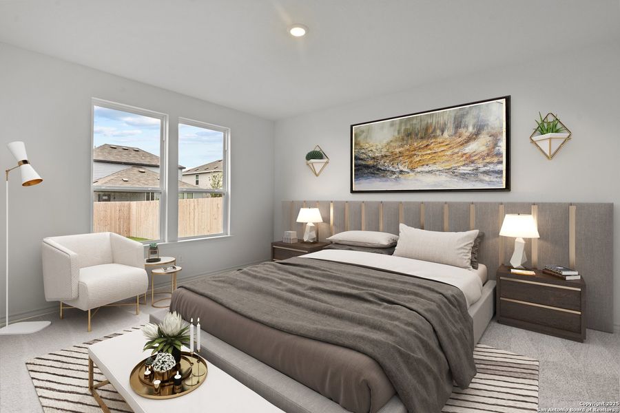 Furnished interior view inside a new home in Dove Song, Marion (Image 6).