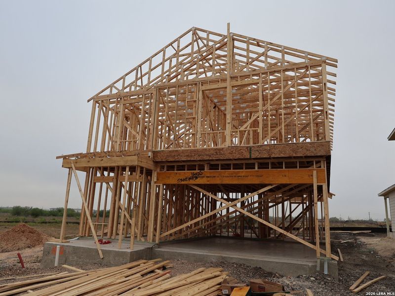 In-progress construction of a new home in Paloma Park, Converse, TX (Image 22). In-progress construction of a new home in Paloma Park, Converse, TX (Image 22).
