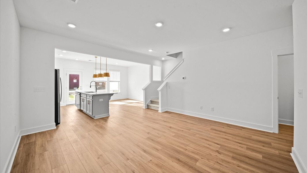 Furnished interior view inside a new home in Gresham Station, Simpsonville (Image 7).