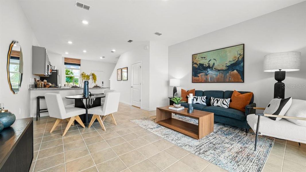 Furnished interior view inside a new home in Westview Community Group Page, Kissimmee (Image 17).