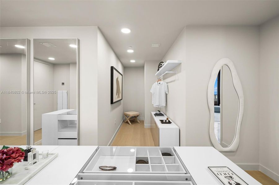 Furnished interior view inside a new home in , Miami Beach (Image 13).