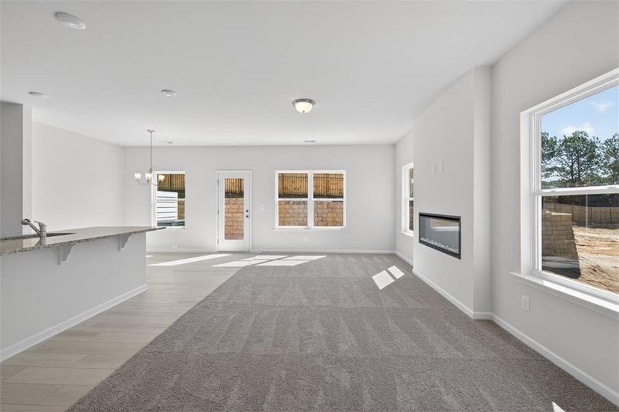 Spacious, unfurnished interior of a new home in Fuller Station, Loganville (Image 28). Spacious, unfurnished interior of a new home in Fuller Station, Loganville (Image 28).