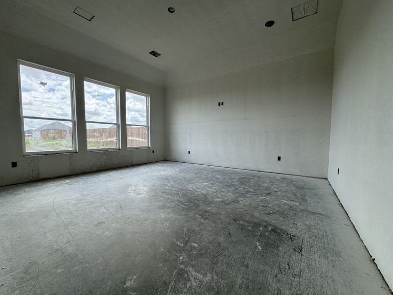 In-progress construction of a new home in Coyote Crossing, Godley, TX (Image 9).