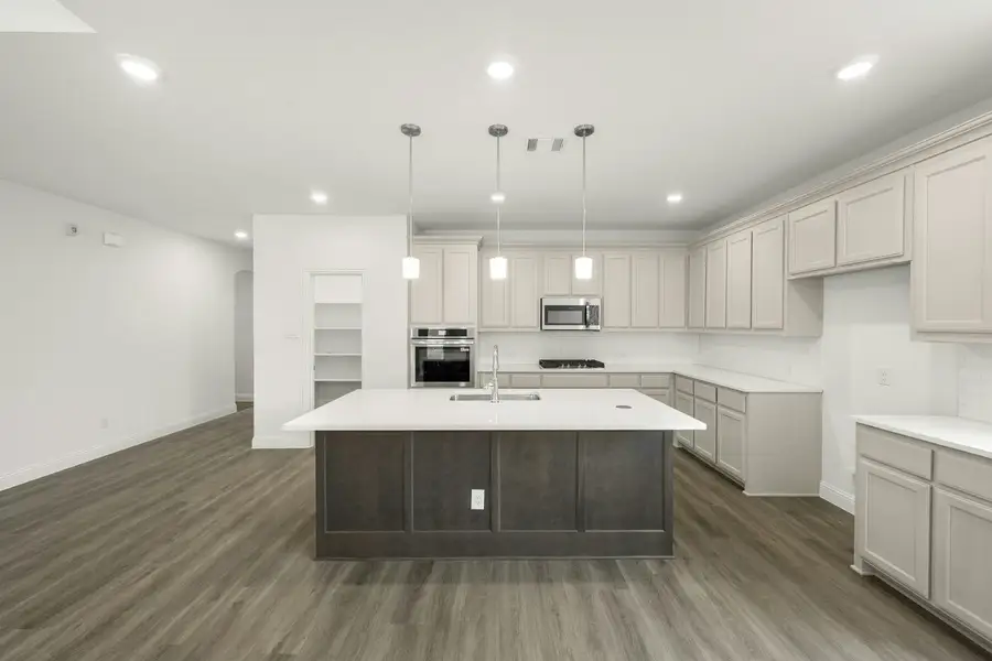 Furnished interior view inside a new home in Westside Preserve - 70ft. lots, Midlothian (Image 7). Furnished interior view inside a new home in Westside Preserve - 70ft. lots, Midlothian (Image 7).