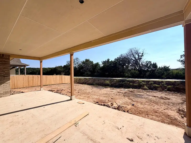 Actual home under construction