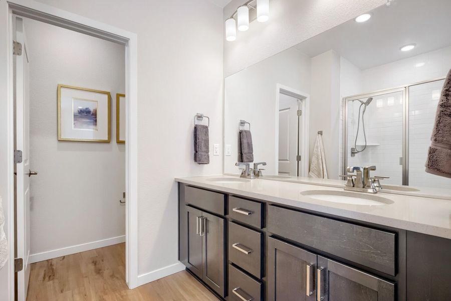 Furnished interior view inside a new home in Central Park, Denver (Image 7).