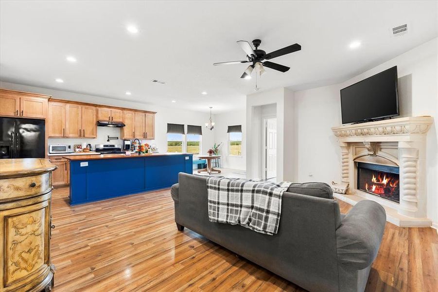 Furnished interior view inside a new home in , Kaufman (Image 3). Furnished interior view inside a new home in , Kaufman (Image 3).