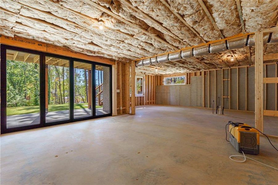 In-progress construction of a new home in , Cumming, GA (Image 118).