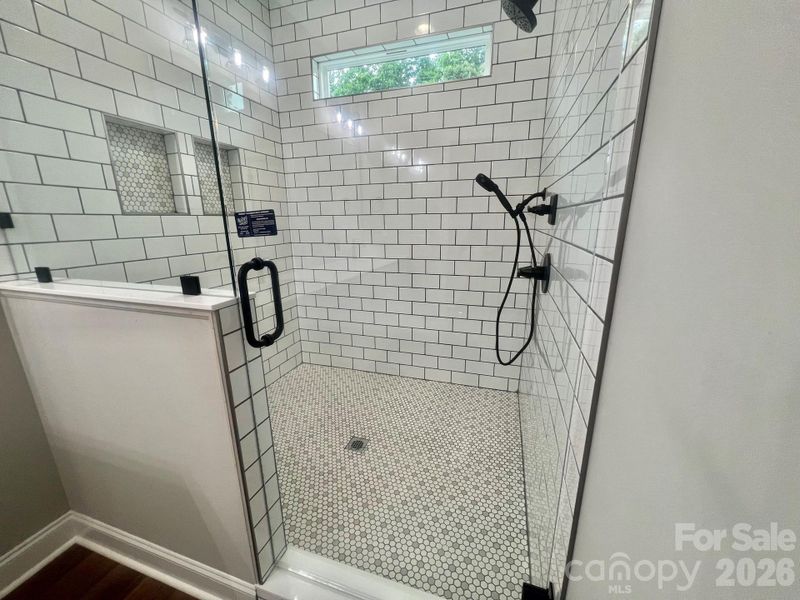 Primary bath offers a Huge tile shower