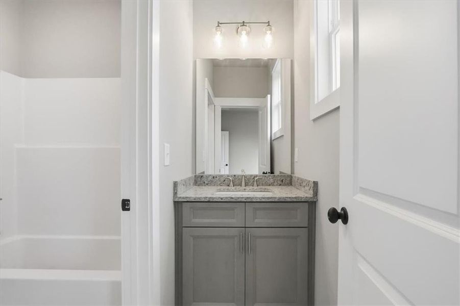 Furnished interior view inside a new home in , Statham (Image 17).