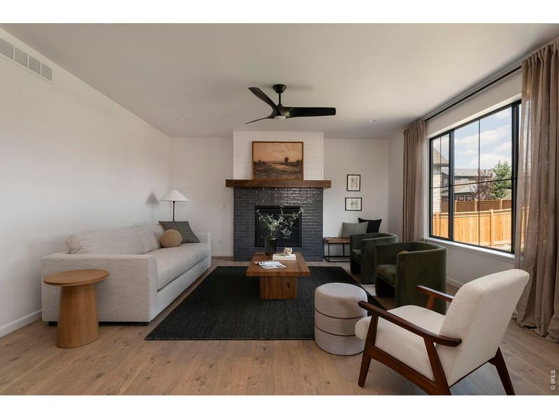 Furnished interior view inside a new home in , Milliken (Image 4).