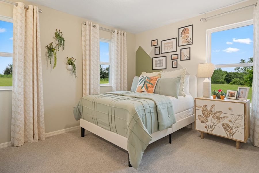 Spacious secondary bedrooms Spacious secondary bedrooms