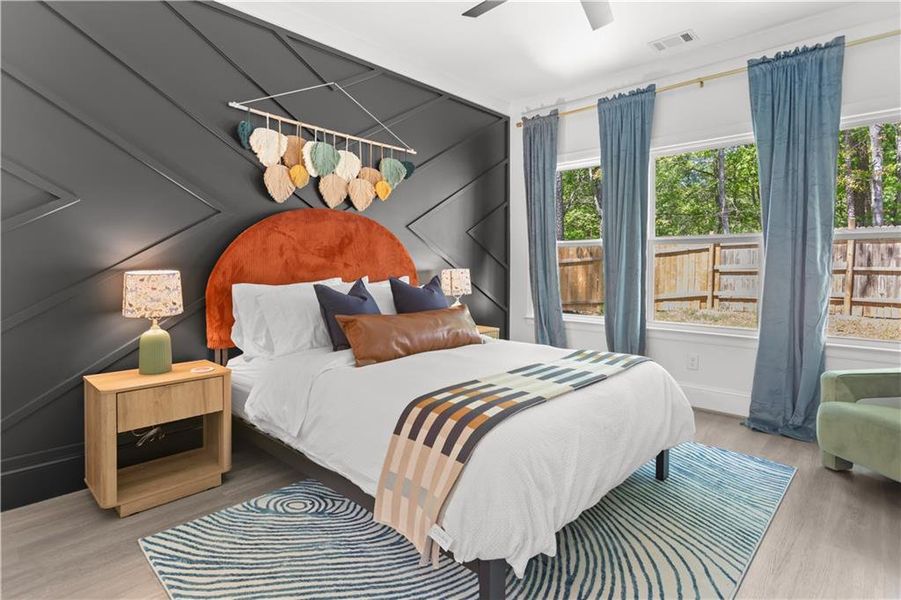 Furnished interior view inside a new home in , Snellville (Image 24).